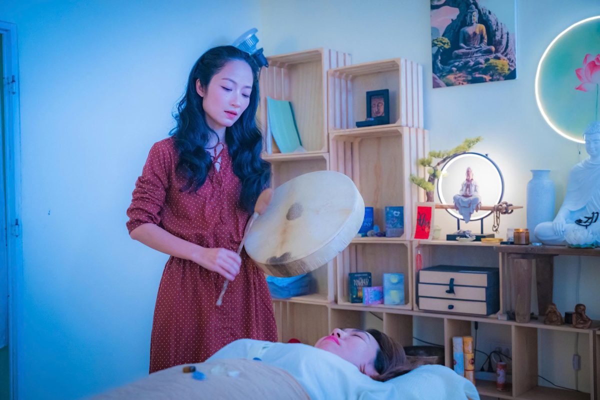 hành trình lượng tử với trống shaman